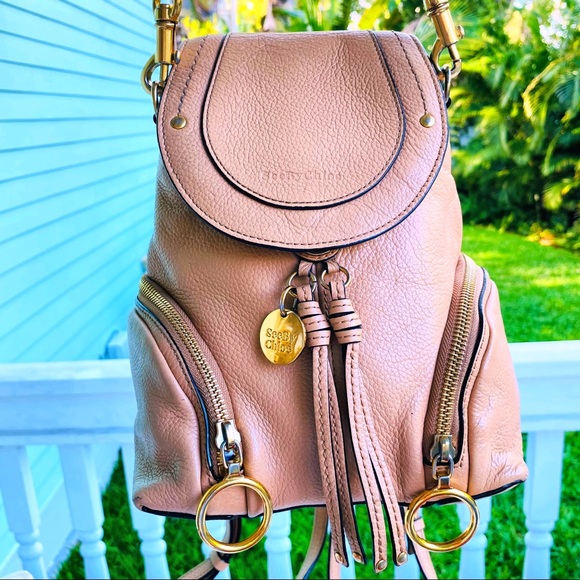 See By Chloe Nude Olga Backpack EUC - Picture 6 of 16